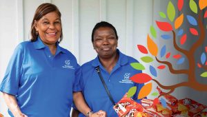 Ann Ross (pictured on the left) is a long-time supporter of Renascent Foundation’s Recovery Shot Golf Tournament. Last year, Ann volunteered at the snack station during the tournament, which was sponsored by PepsiCo.