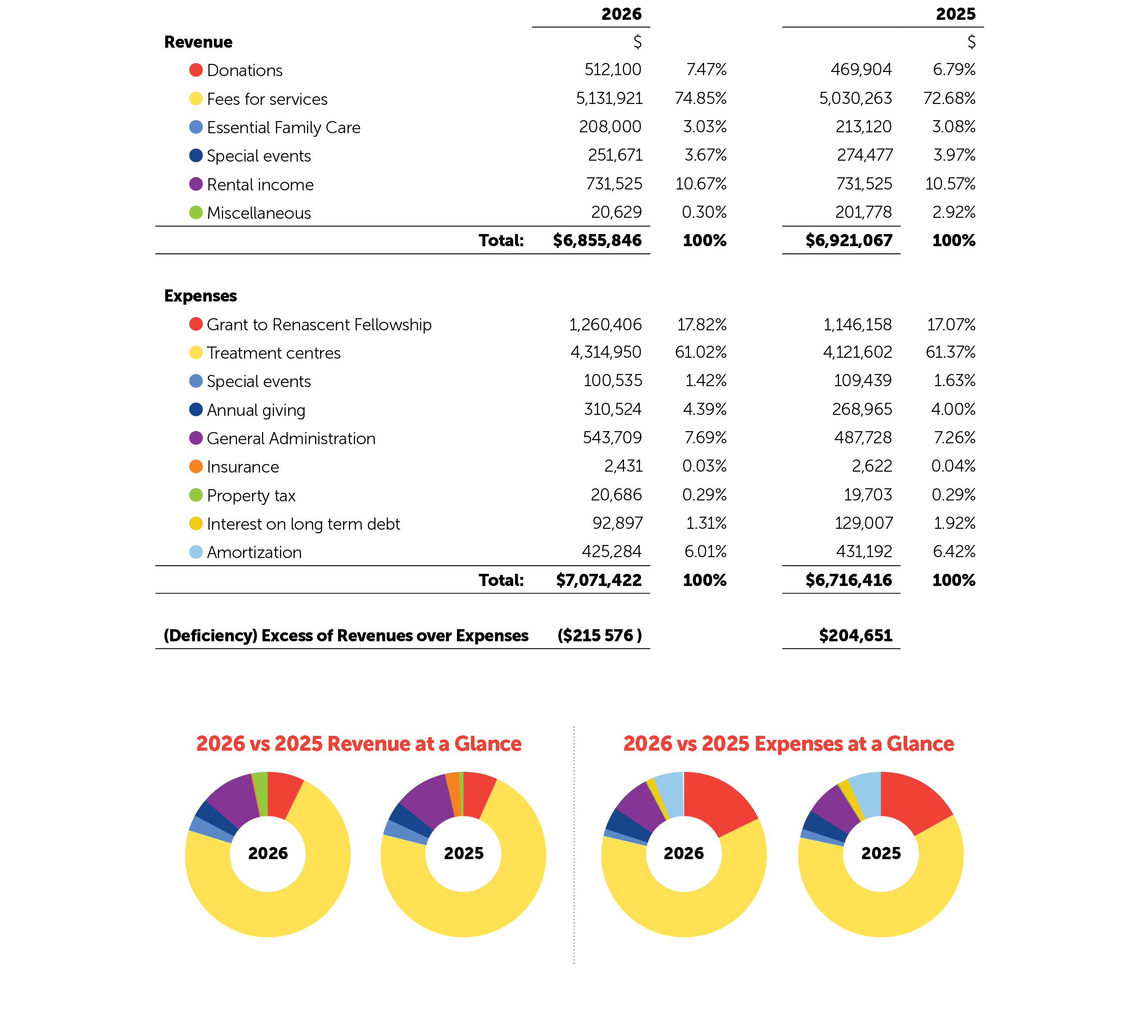 Renascent Foundation Financials. For an accessible version, please see the PDF version of this report.